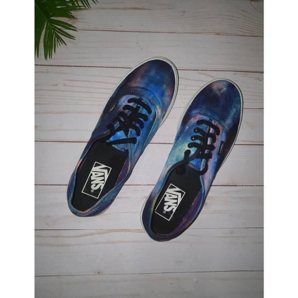 Authentic Galaxy Vans, Women's 7.5, Blue Purple Black - Picture 2 of 11